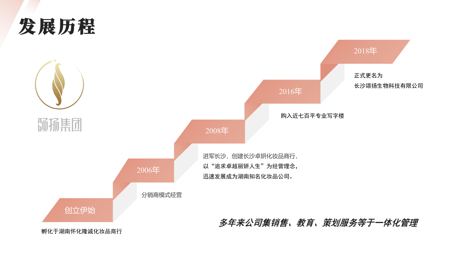 颂扬集团发展历程