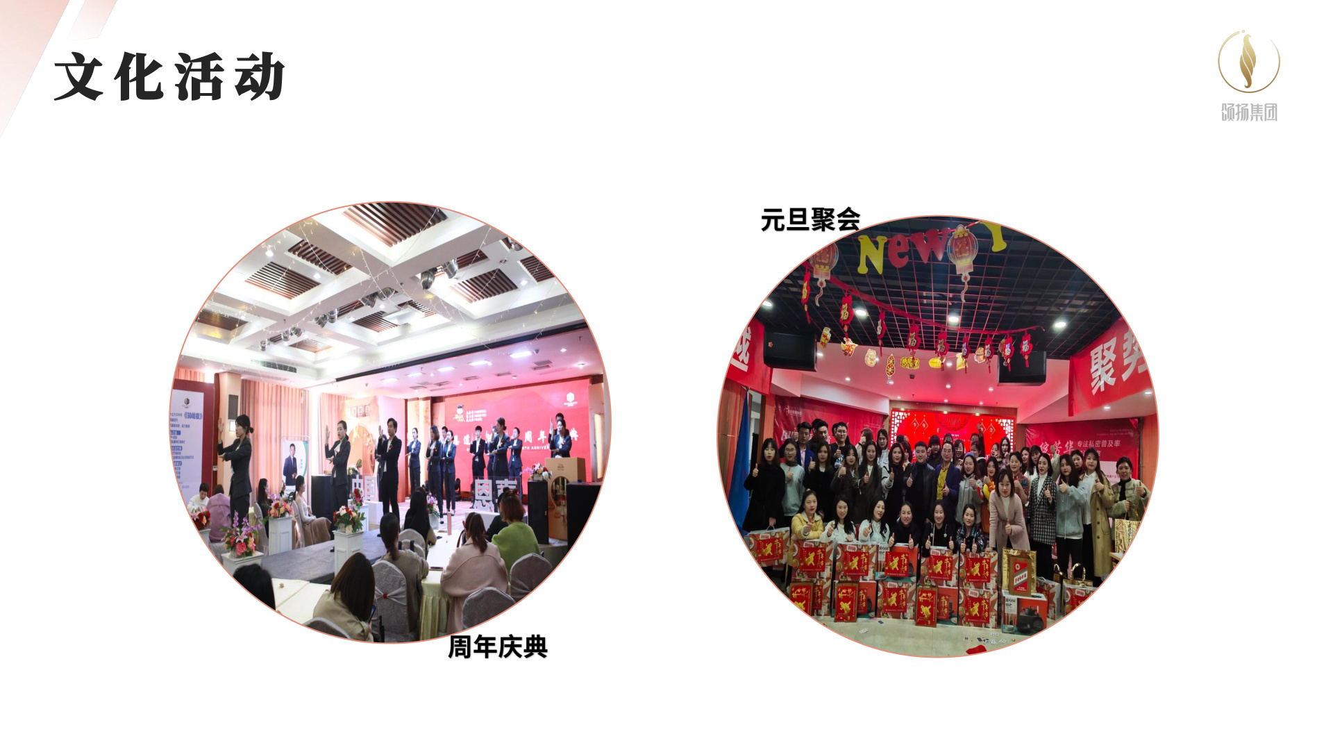 颂扬集团文化活动周年庆典与元旦聚会